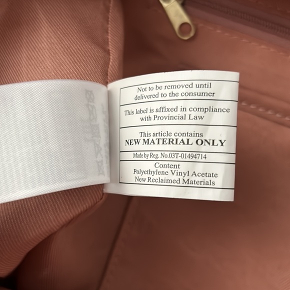 Pink leather backpack - Picture 5 of 5